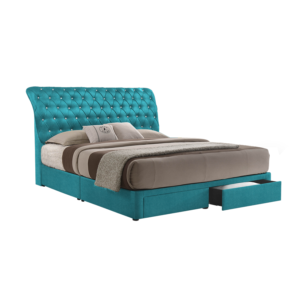 FLORENCE - Mix & Match Divan Bed Frame (with drawer) - Queen / King