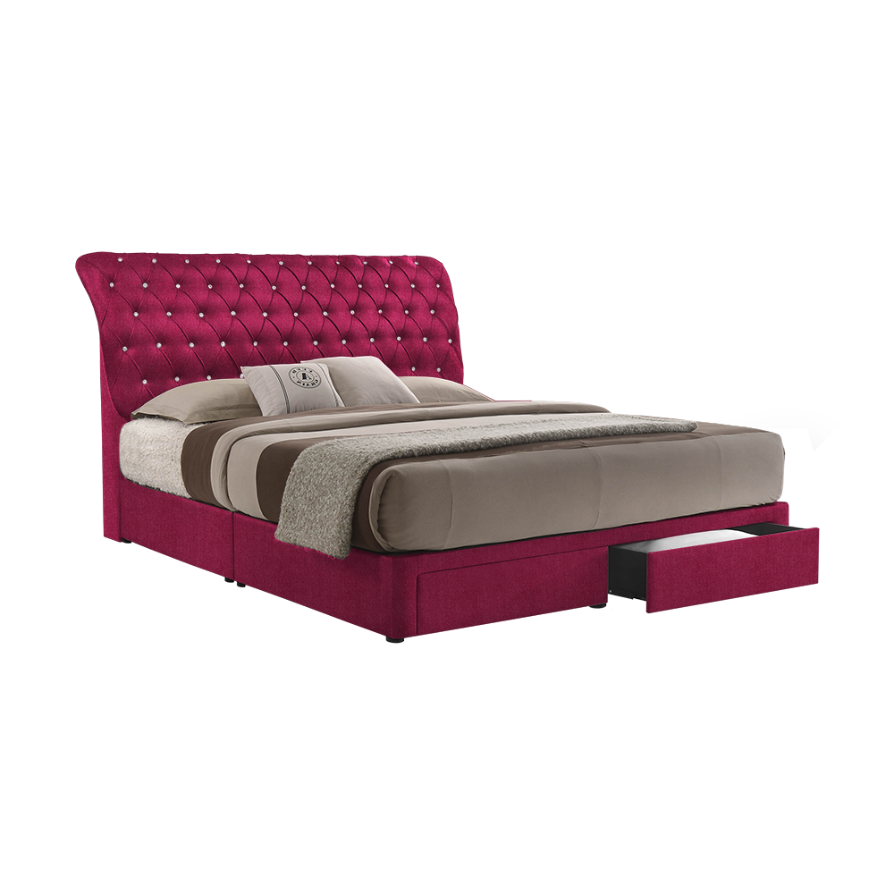 FLORENCE - Mix & Match Divan Bed Frame (with drawer) - Queen / King