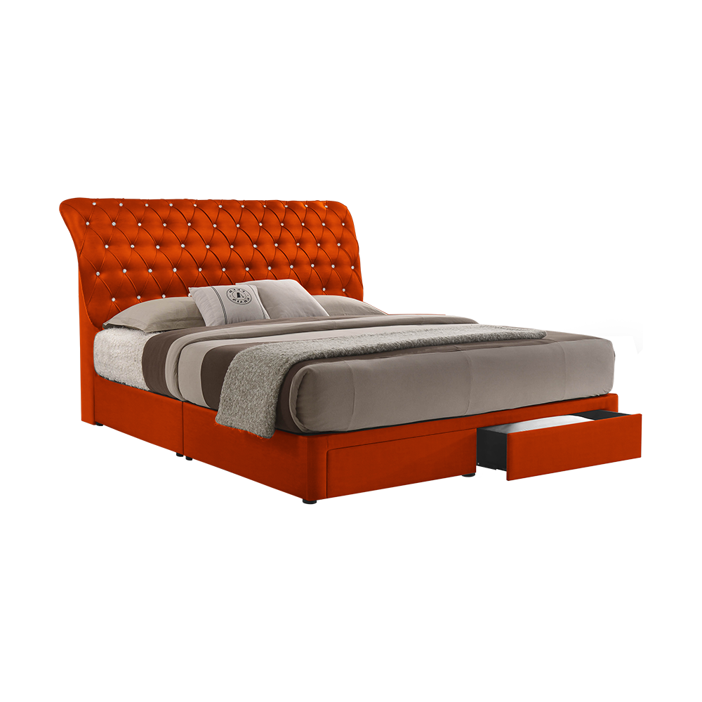 FLORENCE - Mix & Match Divan Bed Frame (with drawer) - Queen / King