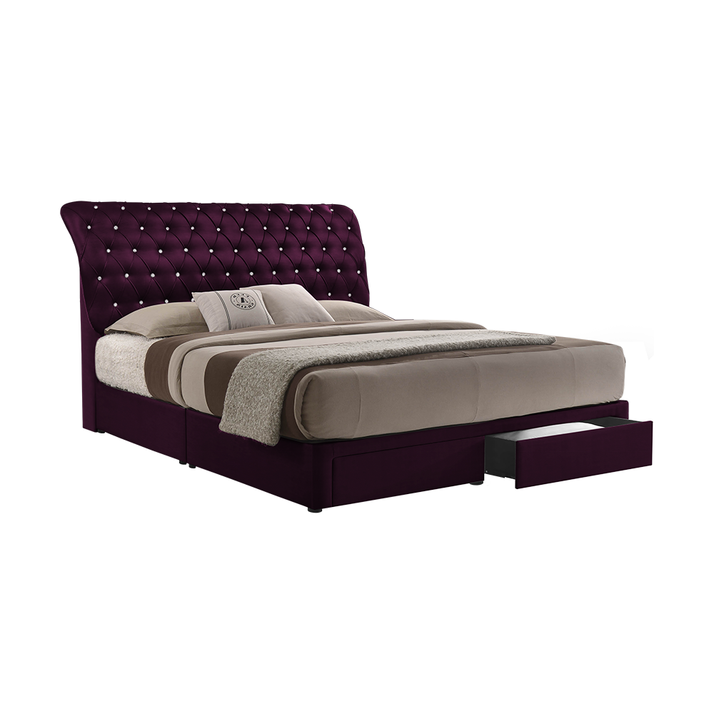 FLORENCE - Mix & Match Divan Bed Frame (with drawer) - Queen / King
