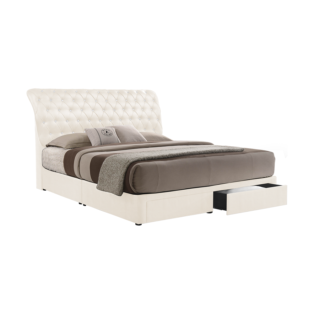 FLORENCE - Mix & Match Divan Bed Frame (with drawer) - Queen / King