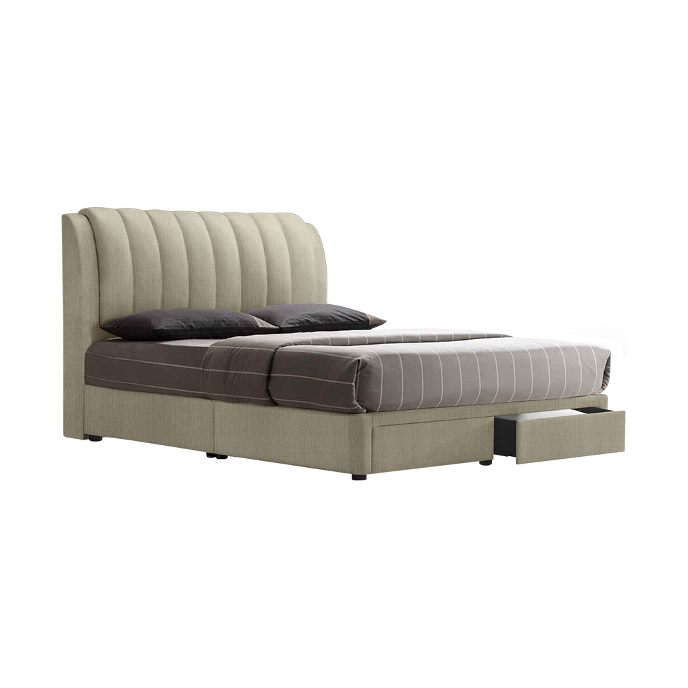 FREDDIE - Mix & Match Divan Bed Frame (with drawer) - Single / Super Single / Queen / King