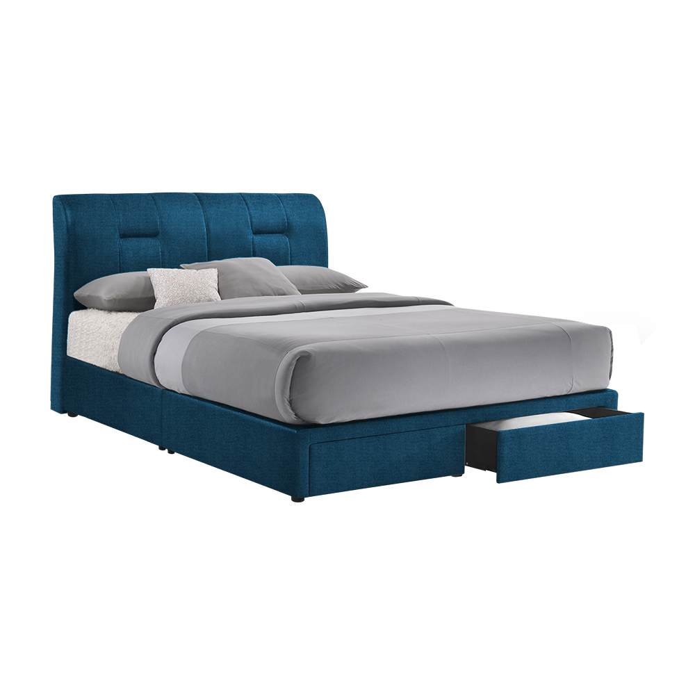 KERRY - Mix & Match Divan Bed Frame (with drawer) - Single / Super Single / Queen / King