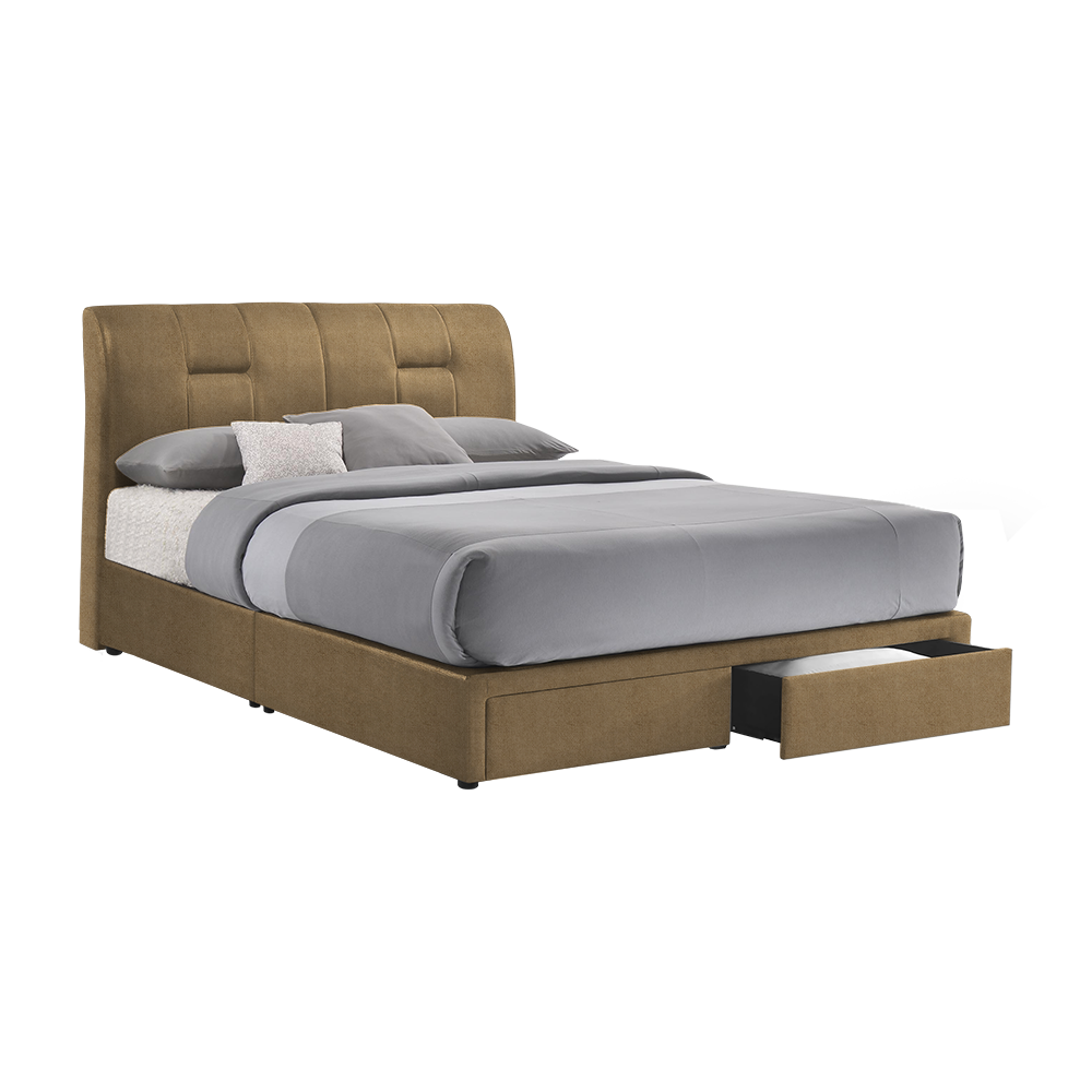 KERRY - Mix & Match Divan Bed Frame (with drawer) - Single / Super Single / Queen / King