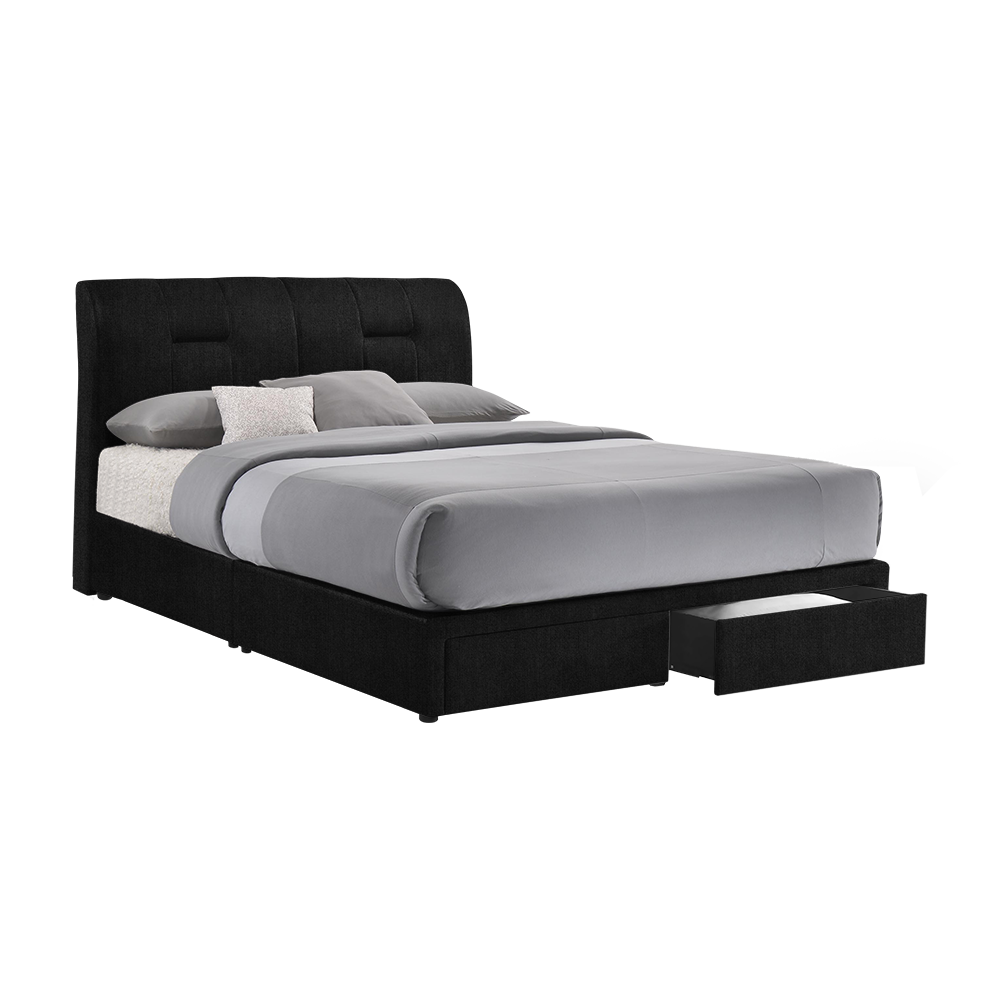KERRY - Mix & Match Divan Bed Frame (with drawer) - Single / Super Single / Queen / King