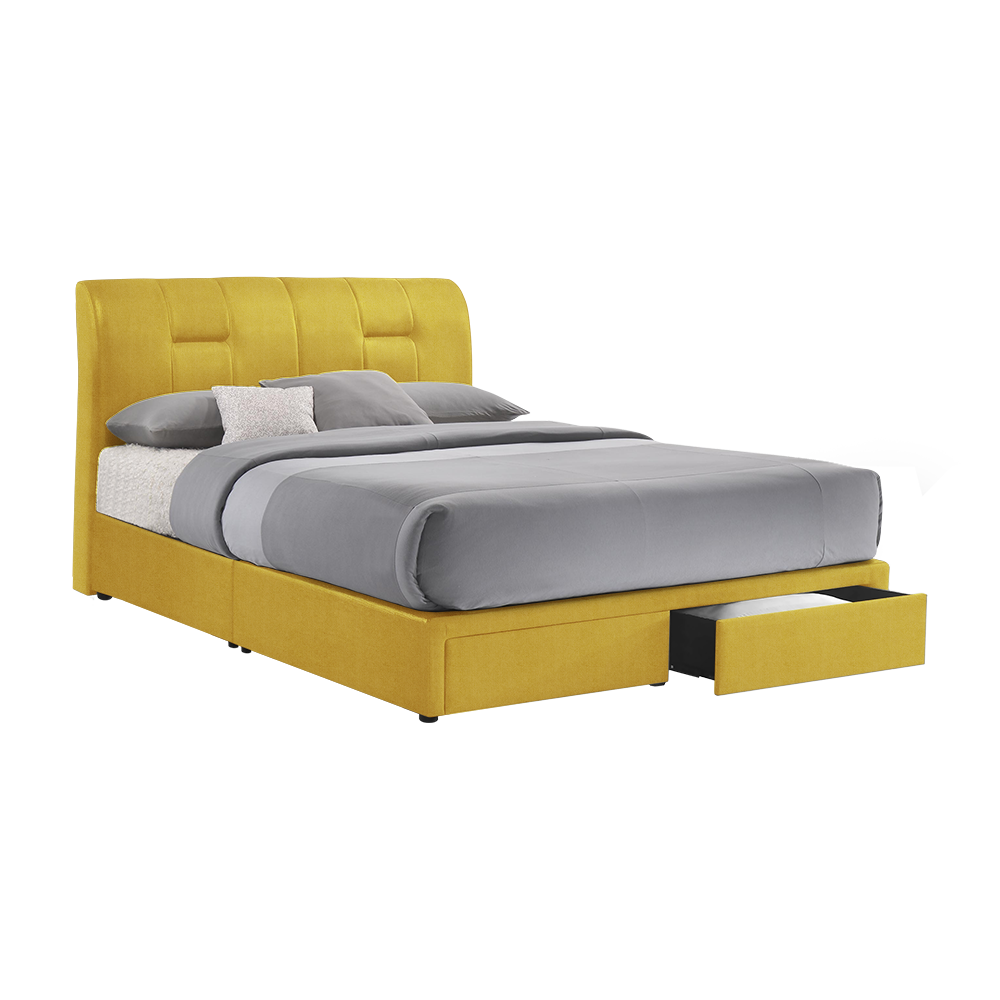 KERRY - Mix & Match Divan Bed Frame (with drawer) - Single / Super Single / Queen / King