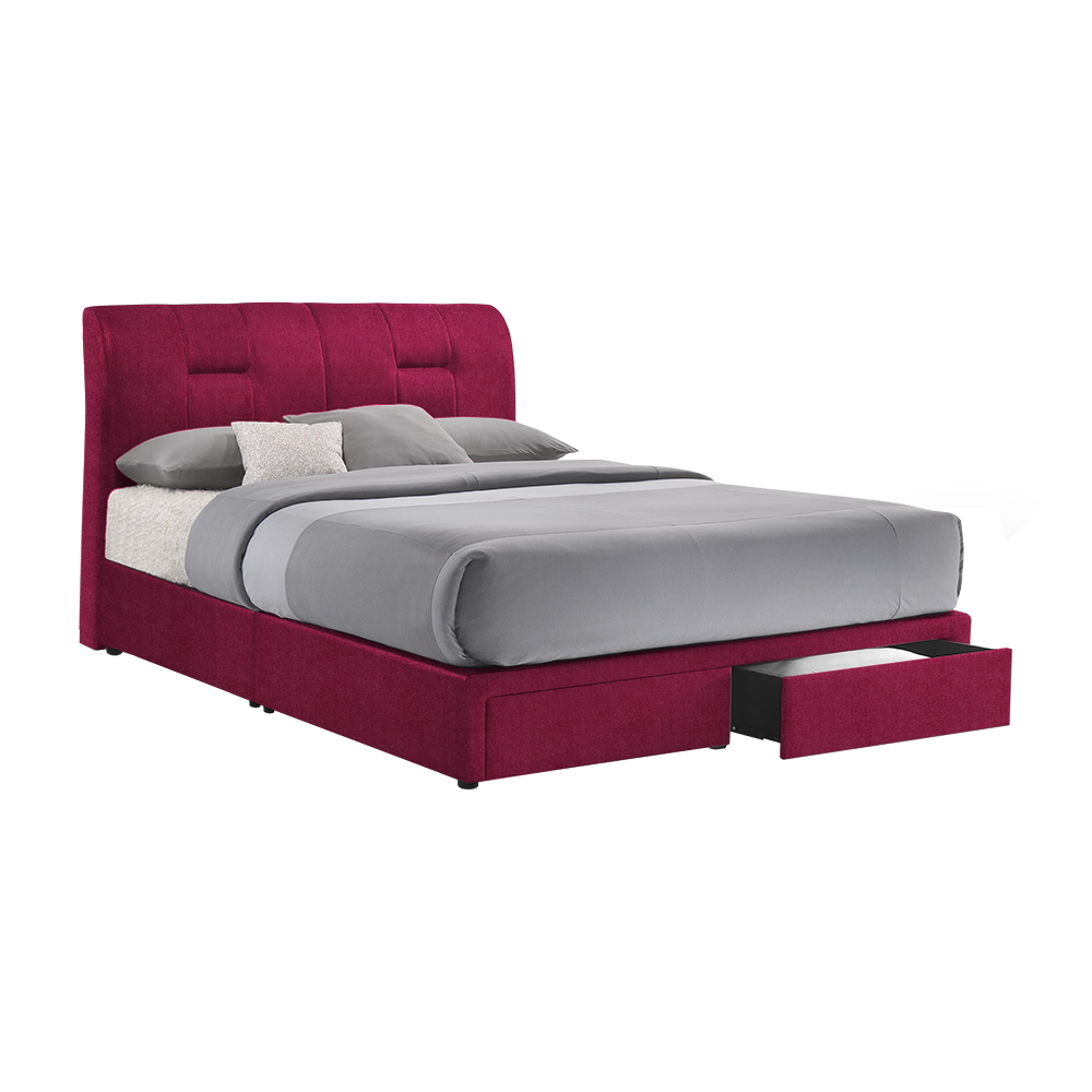 KERRY - Mix & Match Divan Bed Frame (with drawer) - Single / Super Single / Queen / King