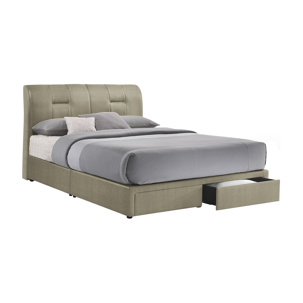 KERRY - Mix & Match Divan Bed Frame (with drawer) - Single / Super Single / Queen / King