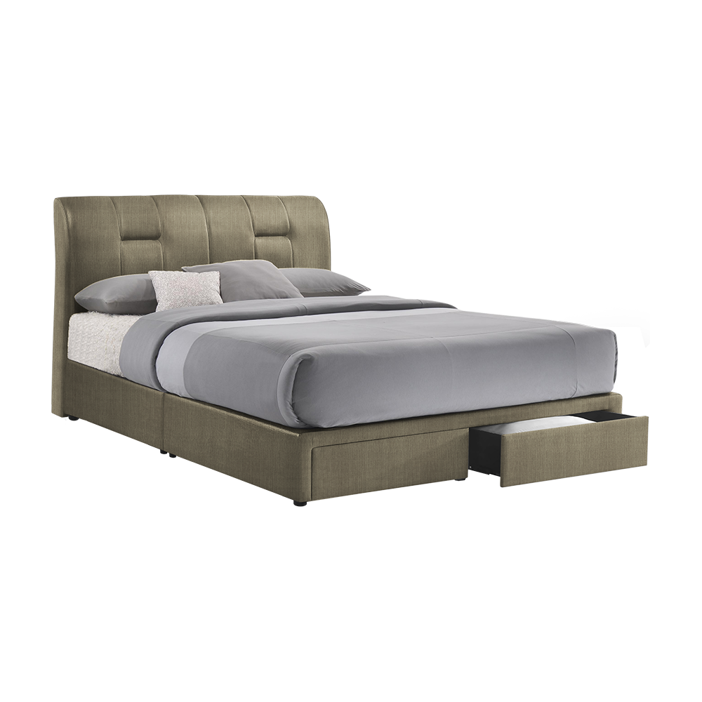 KERRY - Mix & Match Divan Bed Frame (with drawer) - Single / Super Single / Queen / King