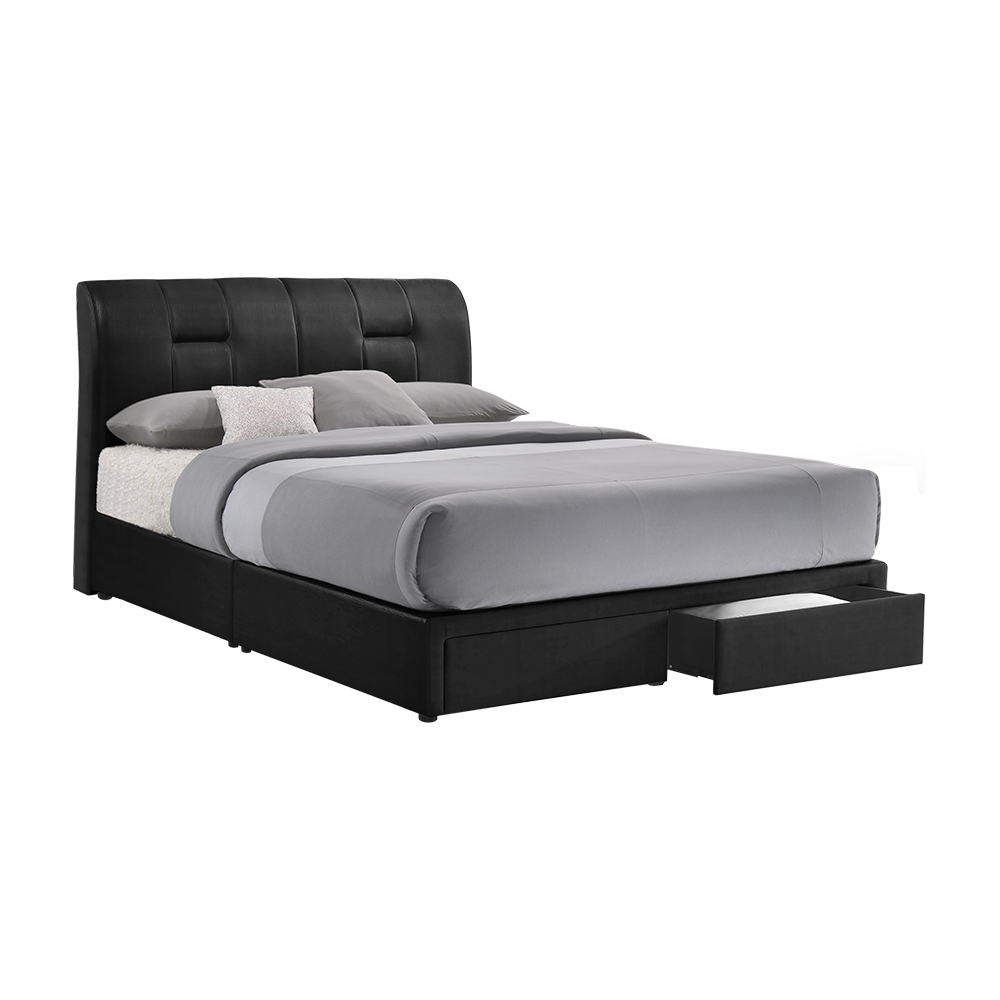 KERRY - Mix & Match Divan Bed Frame (with drawer) - Single / Super Single / Queen / King