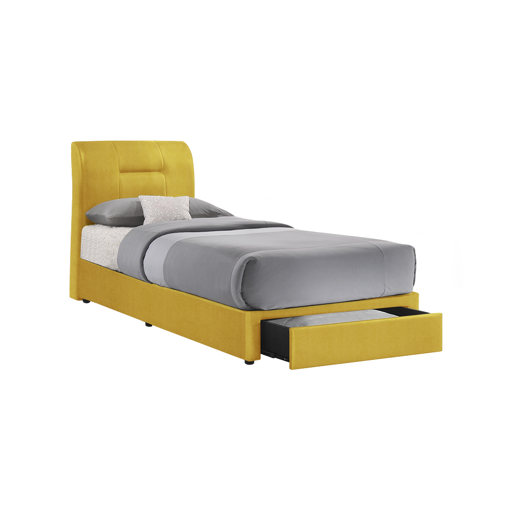 KERRY - Mix & Match Divan Bed Frame (with drawer) - Single / Super Single / Queen / King