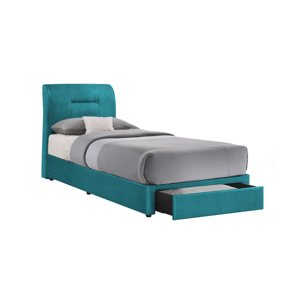 KERRY - Mix & Match Divan Bed Frame (with drawer) - Single / Super Single / Queen / King