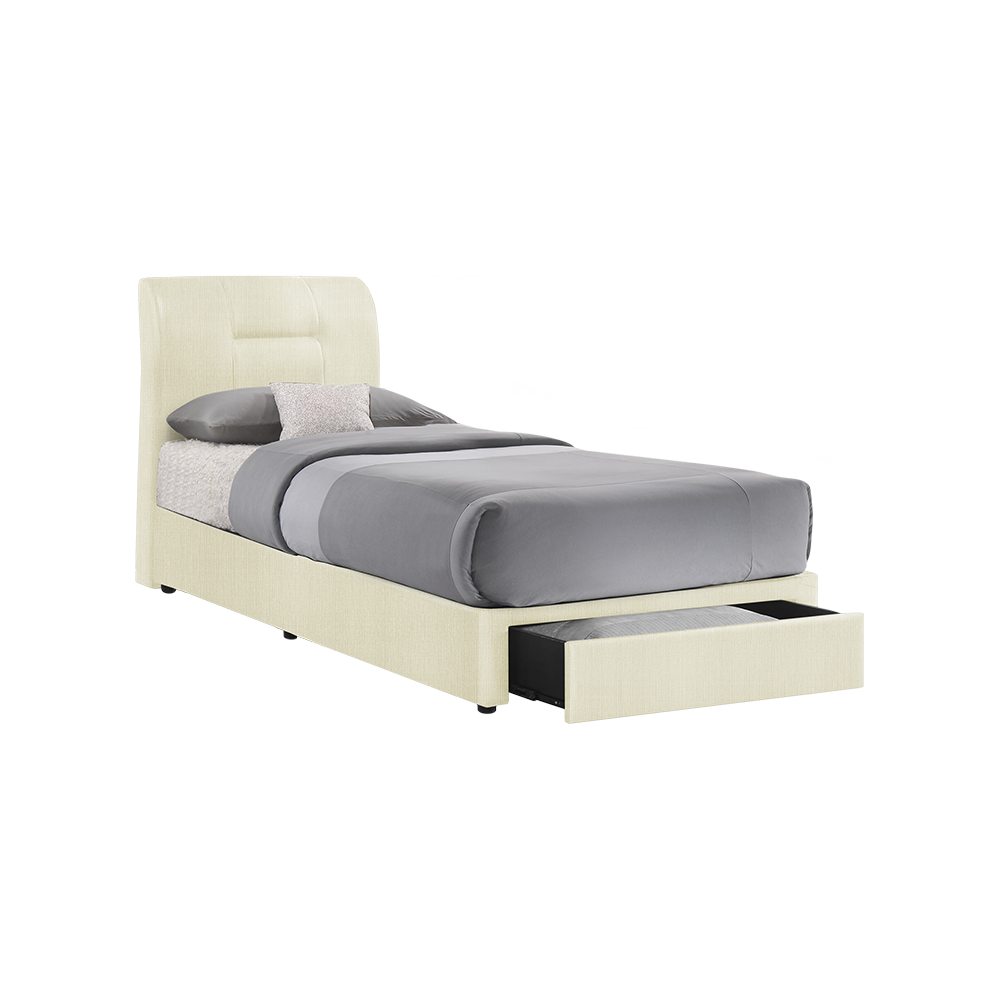 KERRY - Mix & Match Divan Bed Frame (with drawer) - Single / Super Single / Queen / King