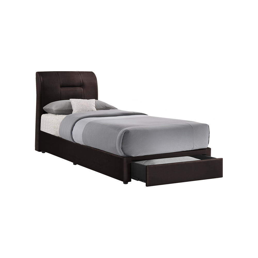 KERRY - Mix & Match Divan Bed Frame (with drawer) - Single / Super Single / Queen / King