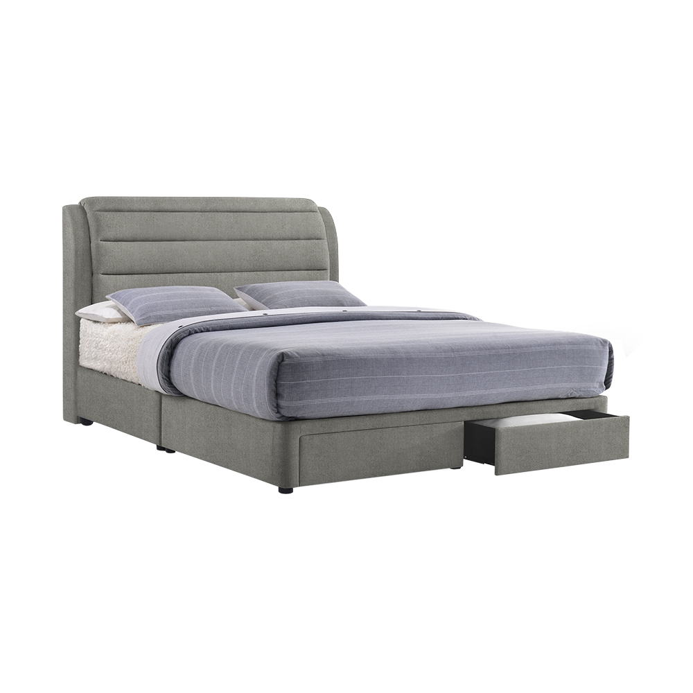 LARA - Mix & Match Divan Bed Frame (with drawer) - Single / Super Single / Queen / King