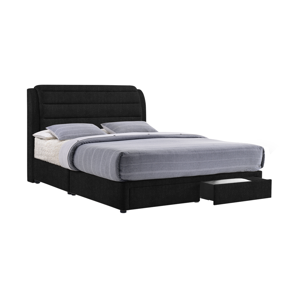LARA - Mix & Match Divan Bed Frame (with drawer) - Single / Super Single / Queen / King