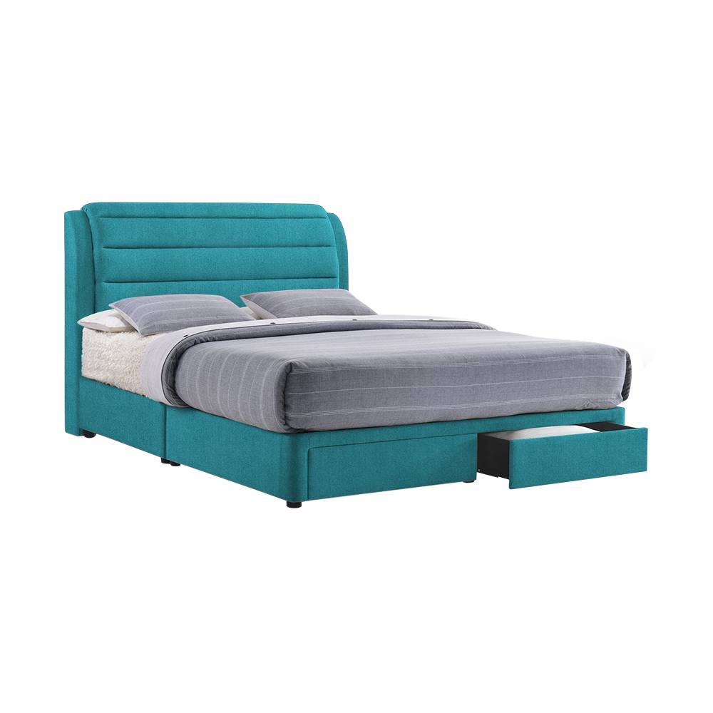 LARA - Mix & Match Divan Bed Frame (with drawer) - Single / Super Single / Queen / King
