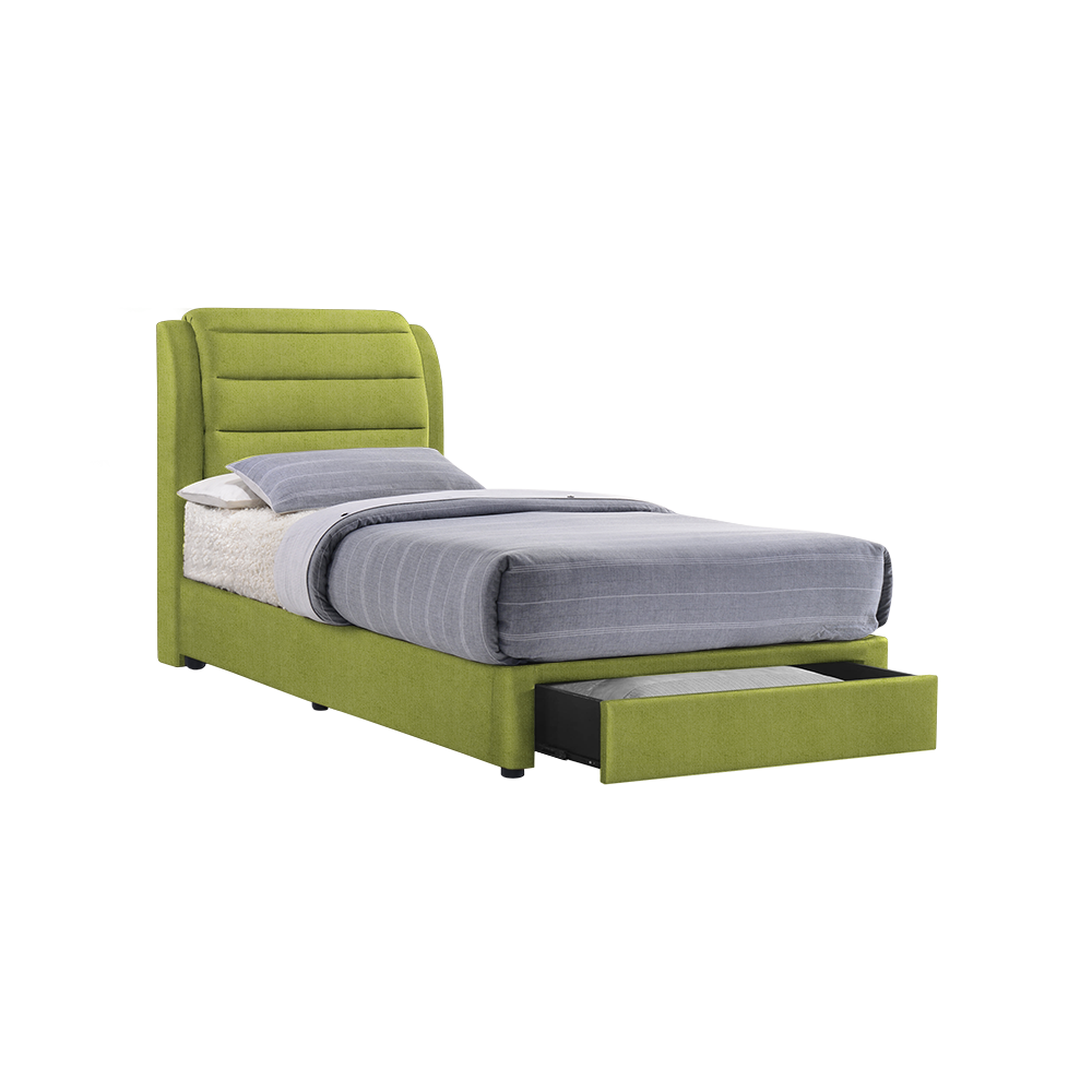 LARA - Mix & Match Divan Bed Frame (with drawer) - Single / Super Single / Queen / King