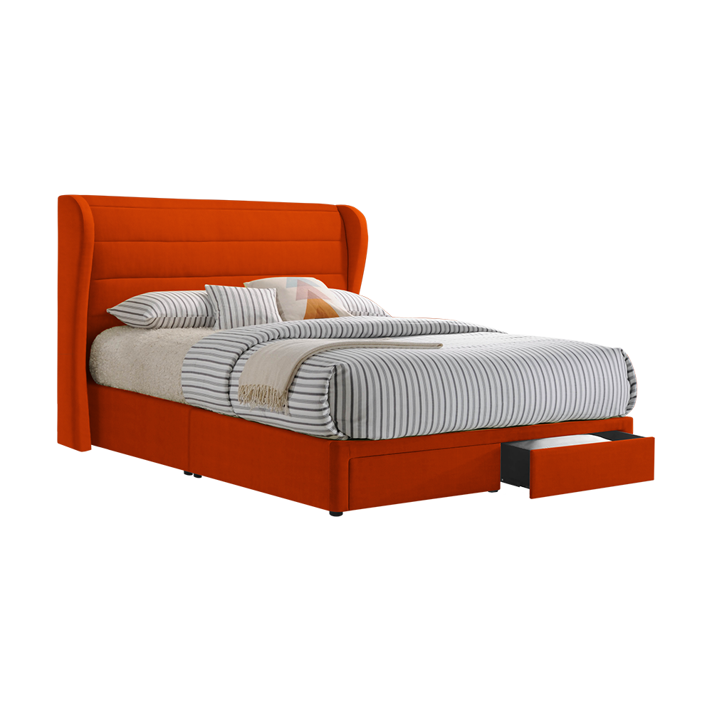 MAPLE - Mix & Match Divan Bed Frame (with drawer) - Single / Super Single / Queen / King