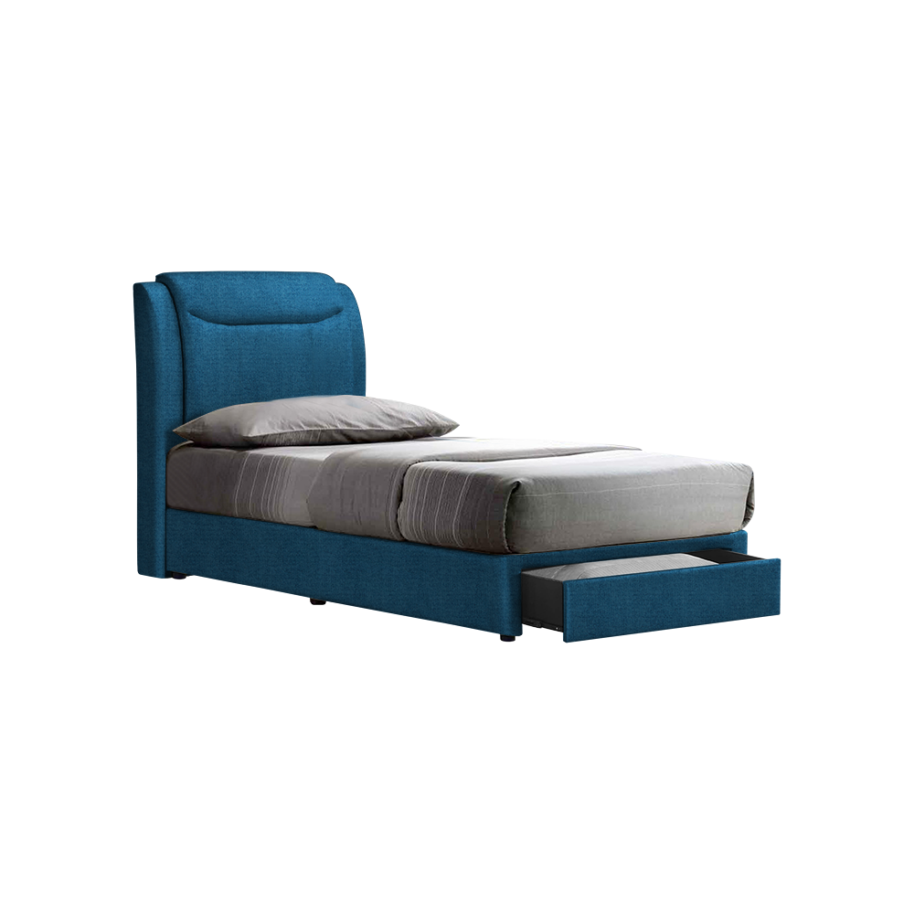 NEWTON - Mix & Match Divan Bed Frame (with drawer) - Single / Super Single / Queen / King