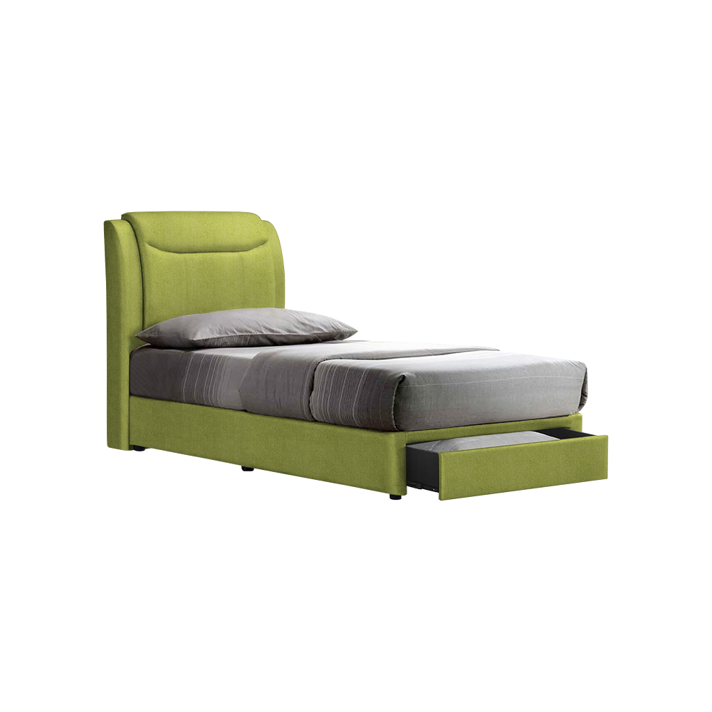 NEWTON - Mix & Match Divan Bed Frame (with drawer) - Single / Super Single / Queen / King
