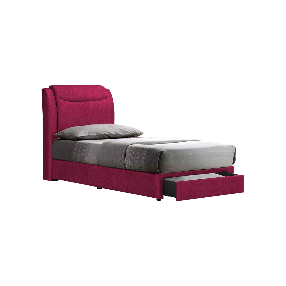 NEWTON - Mix & Match Divan Bed Frame (with drawer) - Single / Super Single / Queen / King