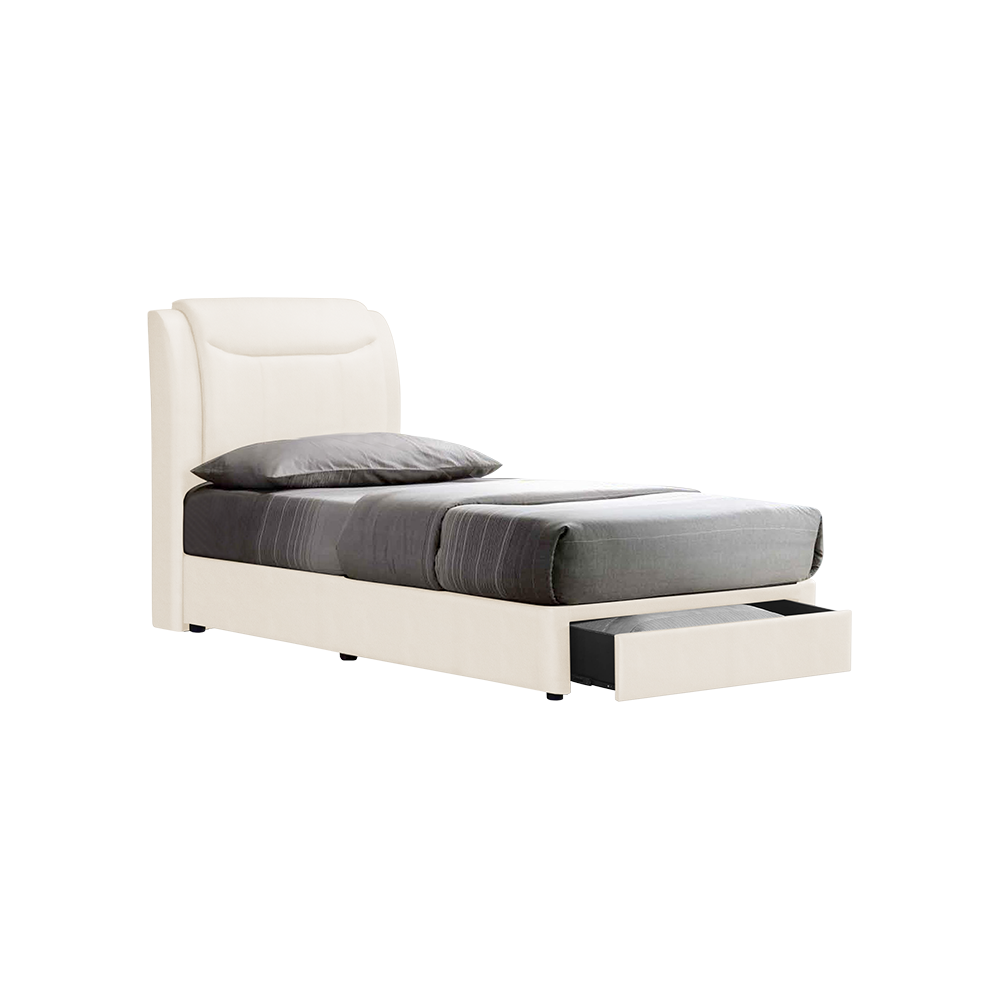NEWTON - Mix & Match Divan Bed Frame (with drawer) - Single / Super Single / Queen / King
