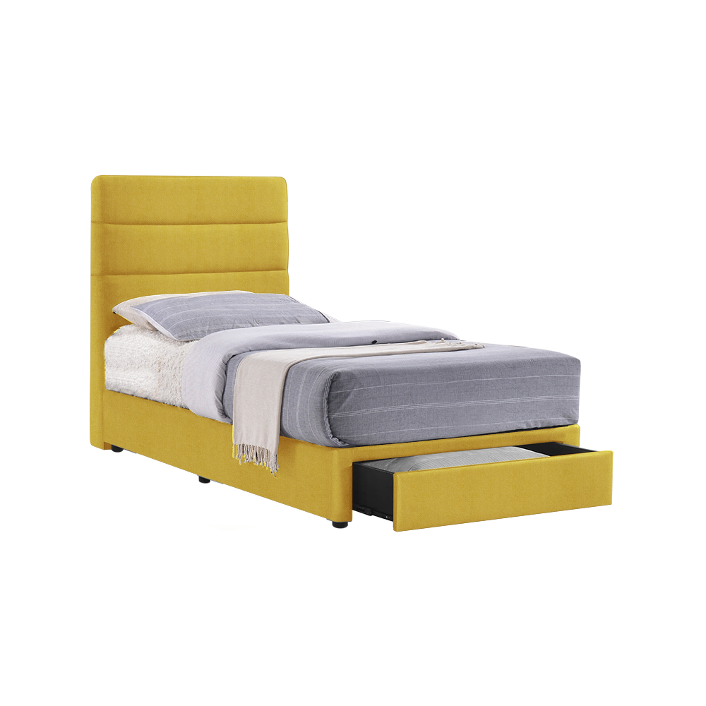 SABINA - Mix & Match Divan Bed Frame (with drawer) - Single / Super Single / Queen / King