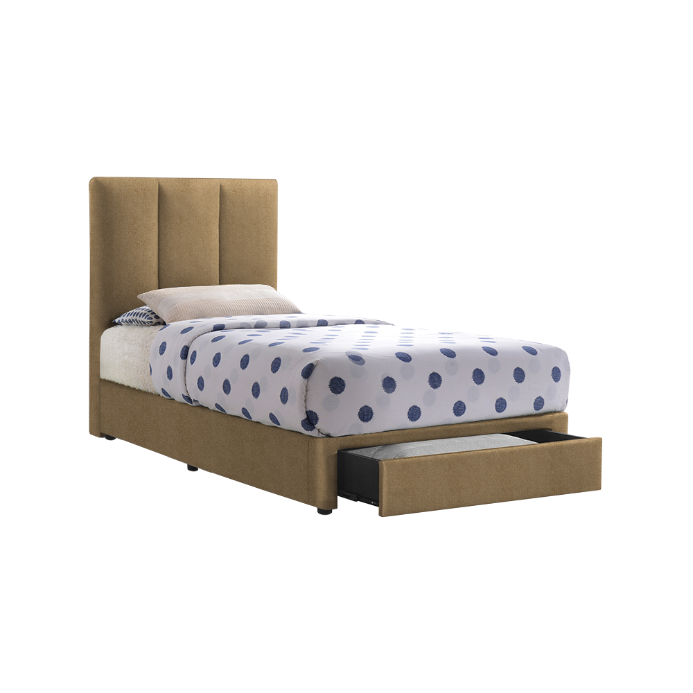 SERGIO - Mix & Match Divan Bed Frame (with drawer) - Single / Super Single / Queen / King