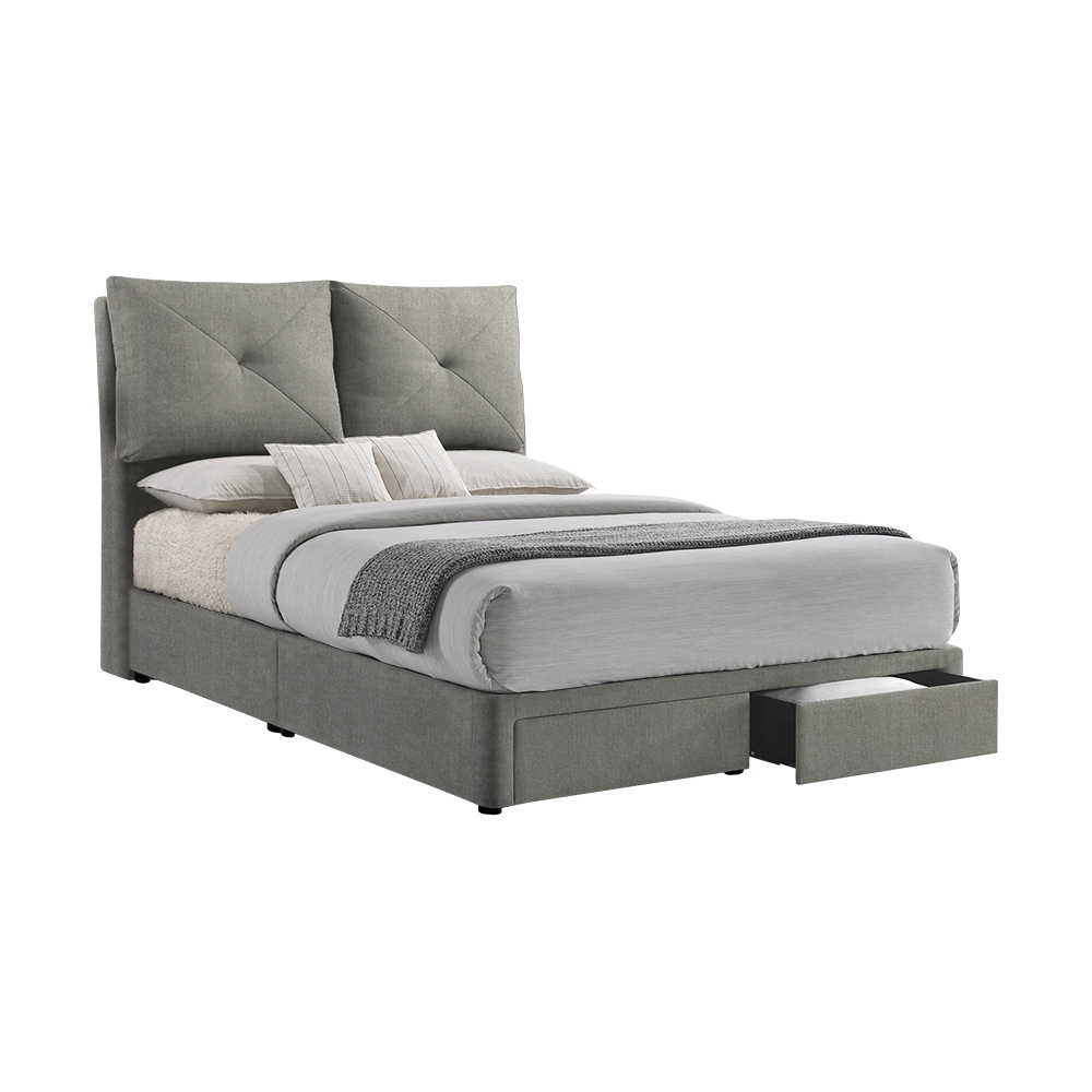 SHELDON - Mix & Match Divan Bed Frame (with drawer) - Queen / King