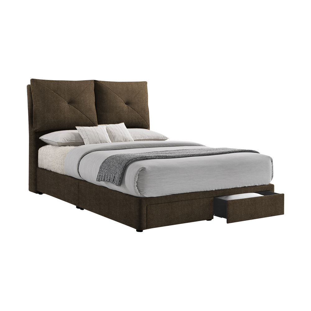 SHELDON - Mix & Match Divan Bed Frame (with drawer) - Queen / King