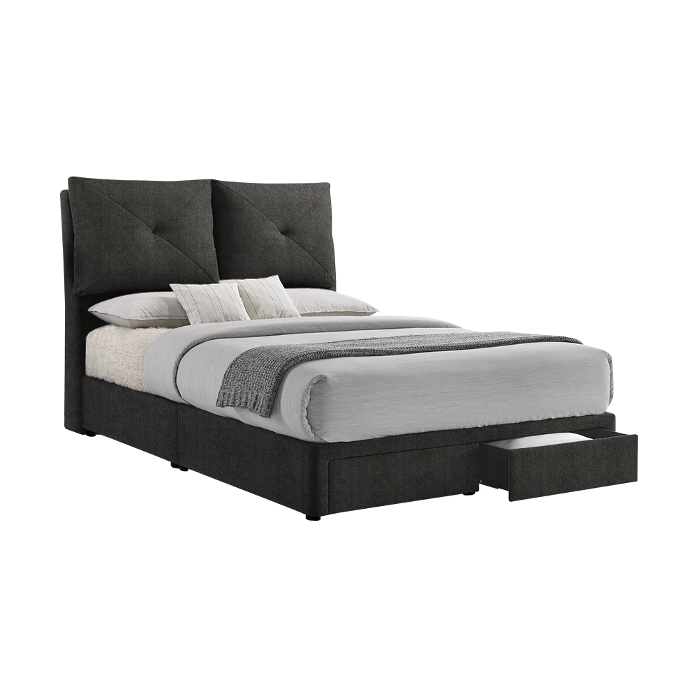 SHELDON - Mix & Match Divan Bed Frame (with drawer) - Queen / King