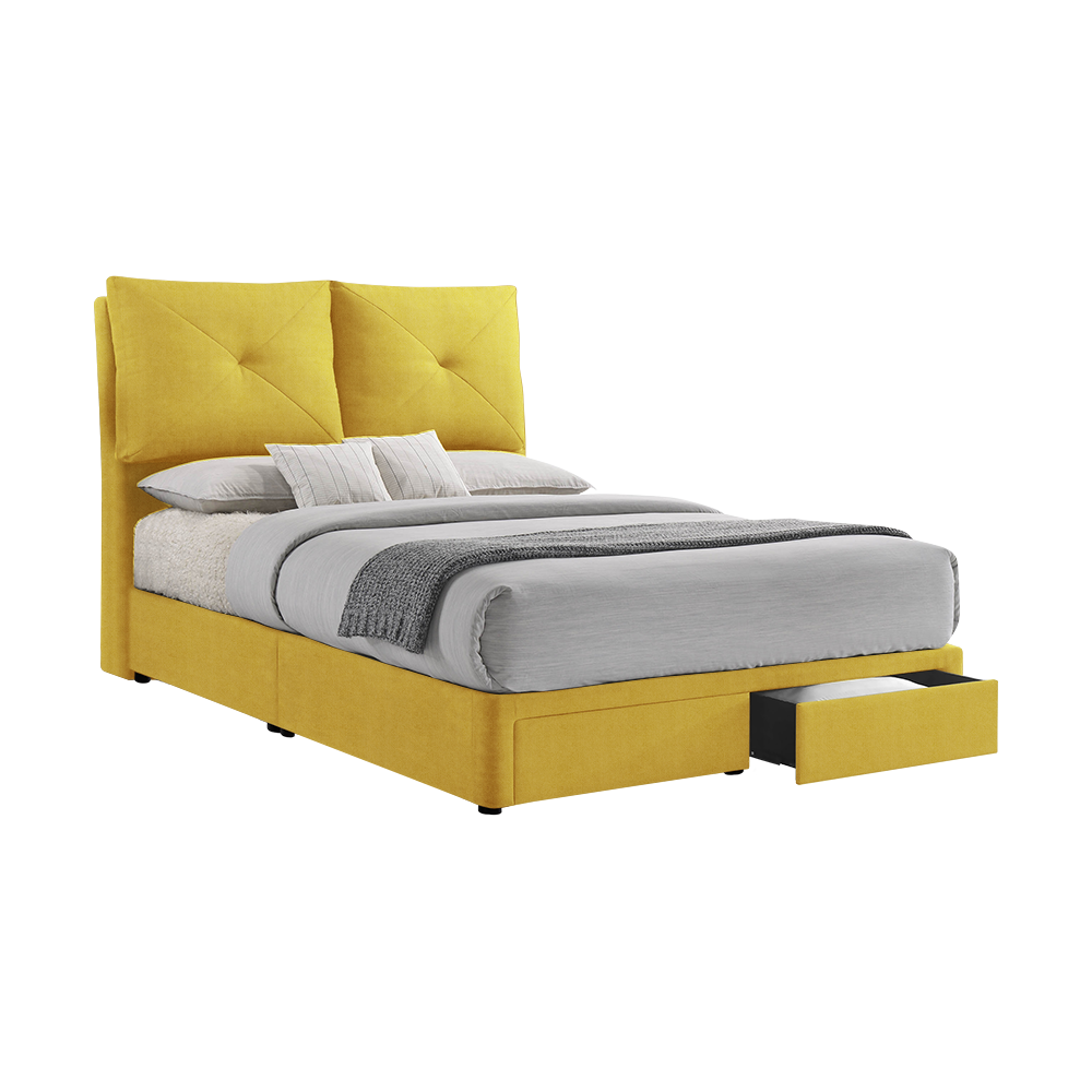 SHELDON - Mix & Match Divan Bed Frame (with drawer) - Queen / King
