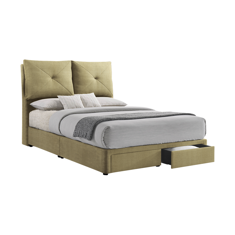 SHELDON - Mix & Match Divan Bed Frame (with drawer) - Queen / King