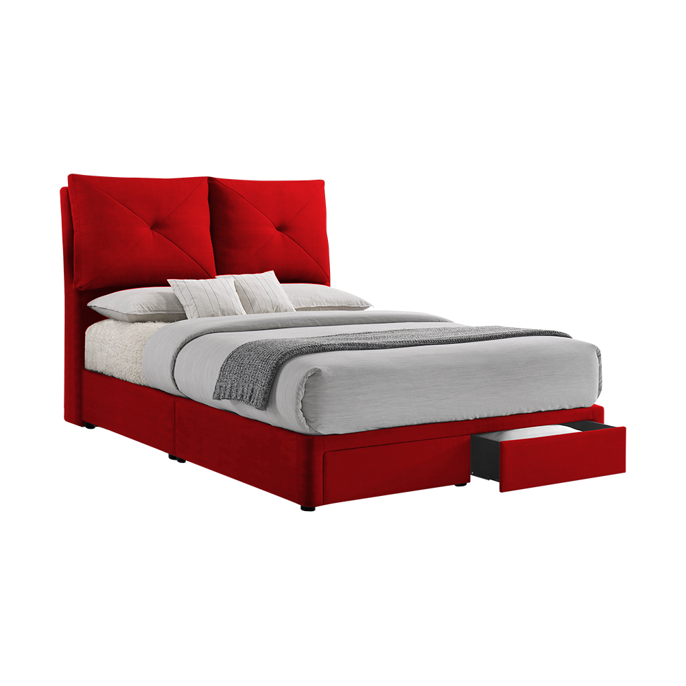 SHELDON - Mix & Match Divan Bed Frame (with drawer) - Queen / King