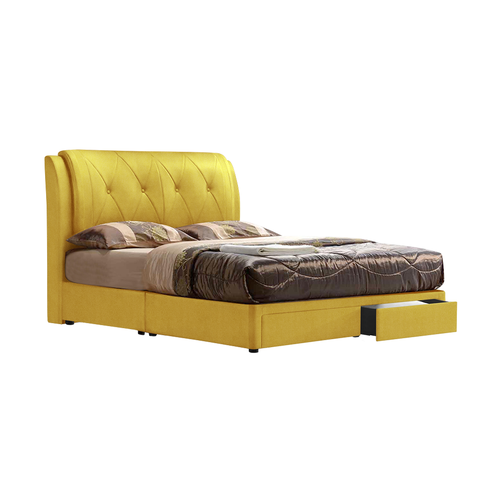 SPENCER - Mix & Match Divan Bed Frame (with drawer) - Single / Super Single / Queen / King