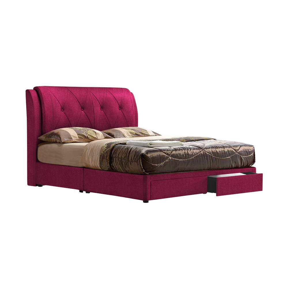 SPENCER - Mix & Match Divan Bed Frame (with drawer) - Single / Super Single / Queen / King
