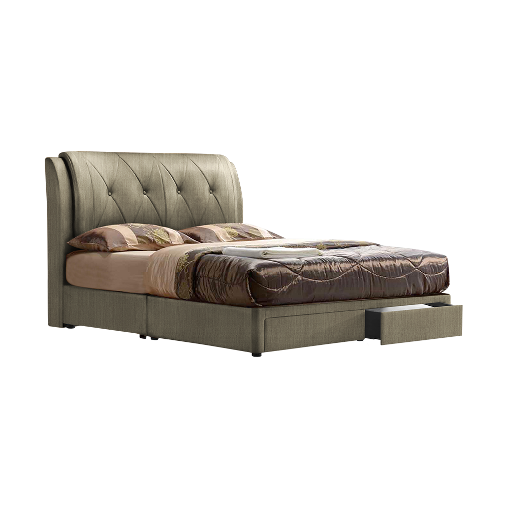 SPENCER - Mix & Match Divan Bed Frame (with drawer) - Single / Super Single / Queen / King