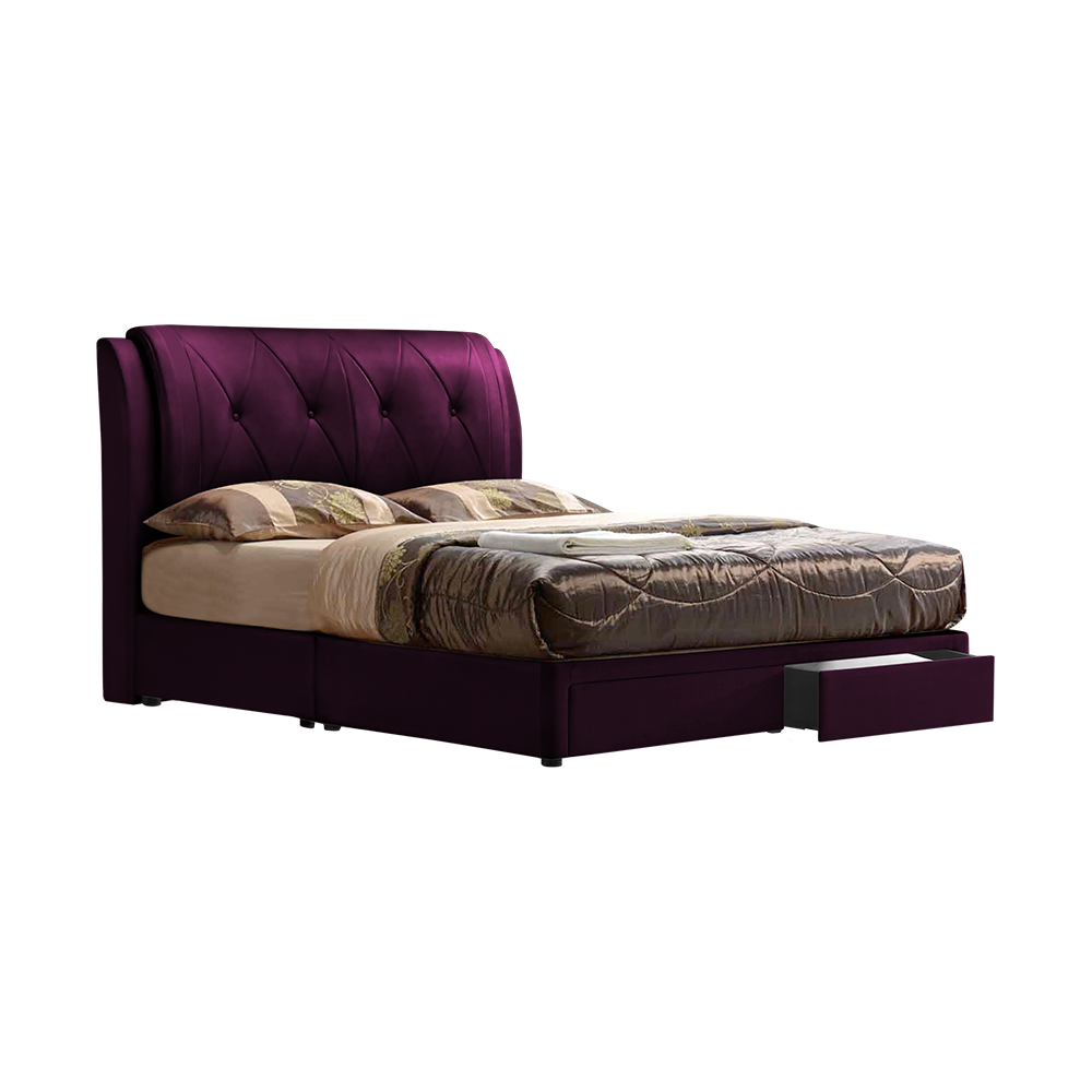 SPENCER - Mix & Match Divan Bed Frame (with drawer) - Single / Super Single / Queen / King