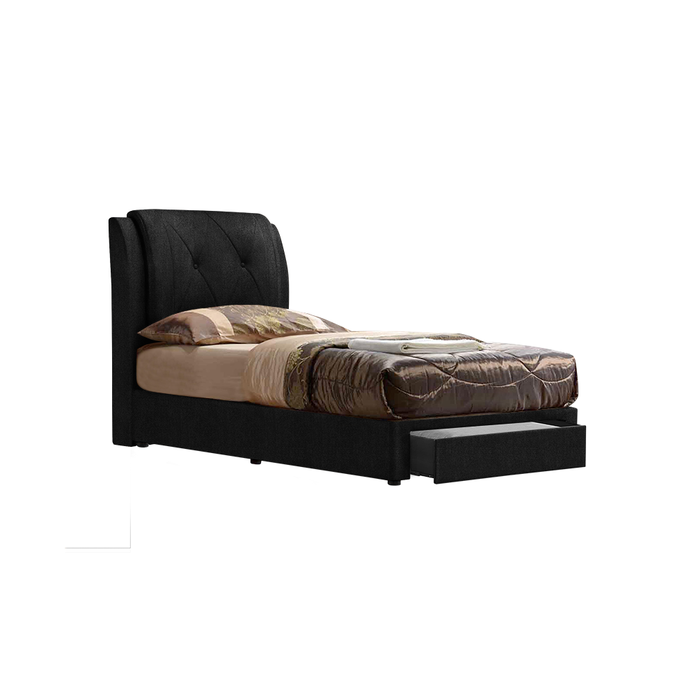SPENCER - Mix & Match Divan Bed Frame (with drawer) - Single / Super Single / Queen / King