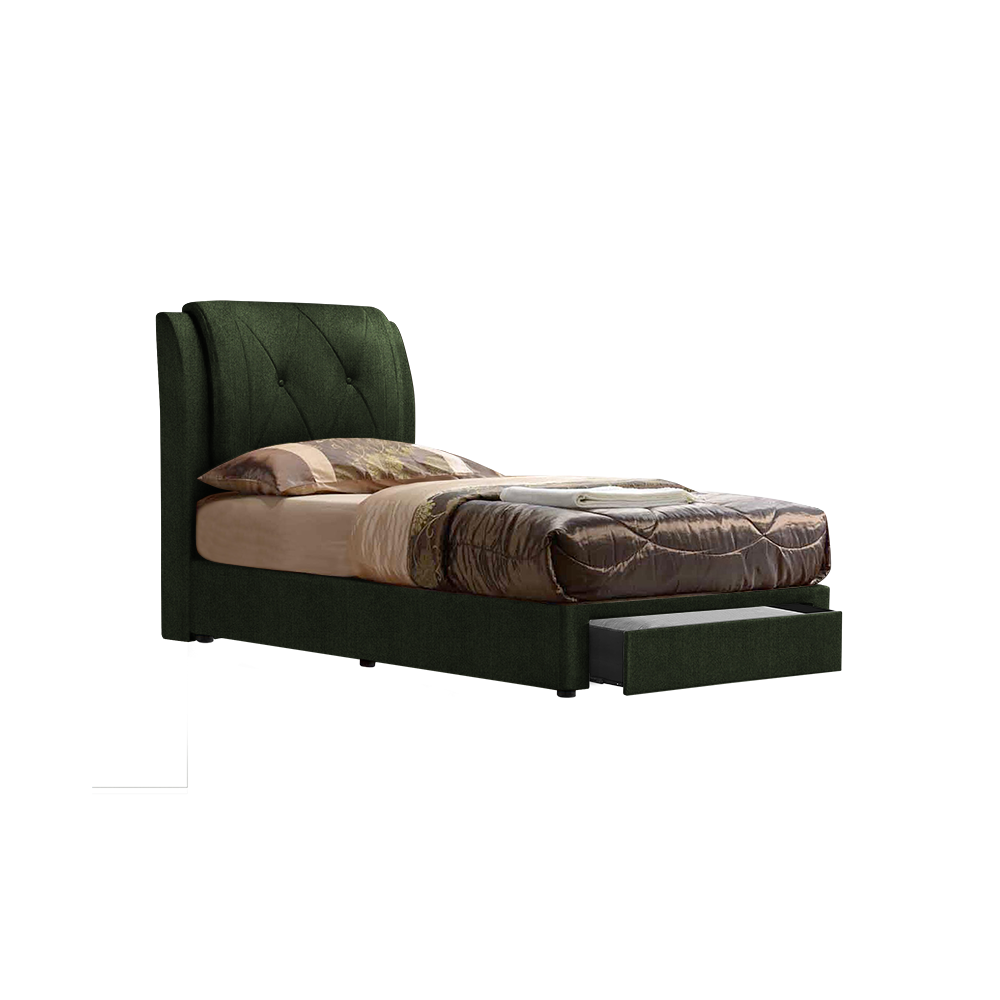 SPENCER - Mix & Match Divan Bed Frame (with drawer) - Single / Super Single / Queen / King
