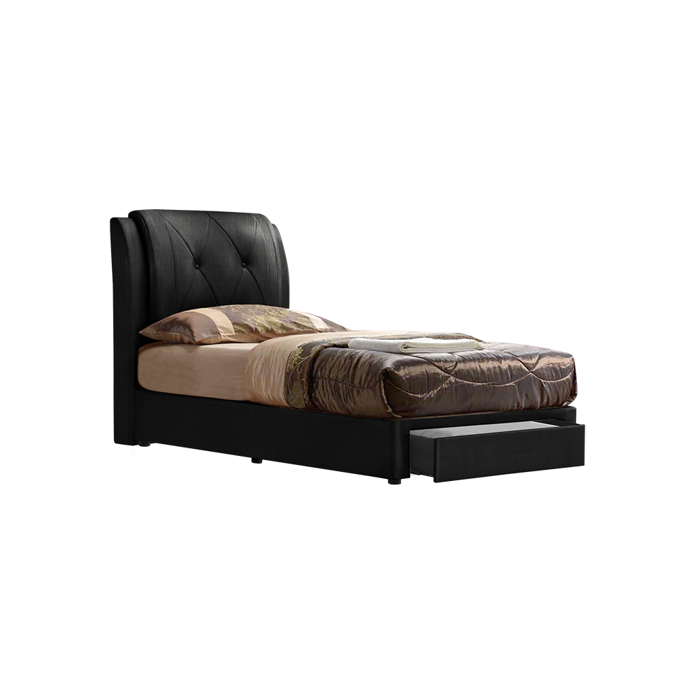 SPENCER - Mix & Match Divan Bed Frame (with drawer) - Single / Super Single / Queen / King