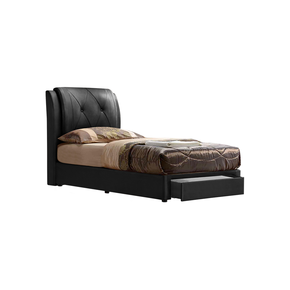 SPENCER - Mix & Match Divan Bed Frame (with drawer) - Single / Super Single / Queen / King
