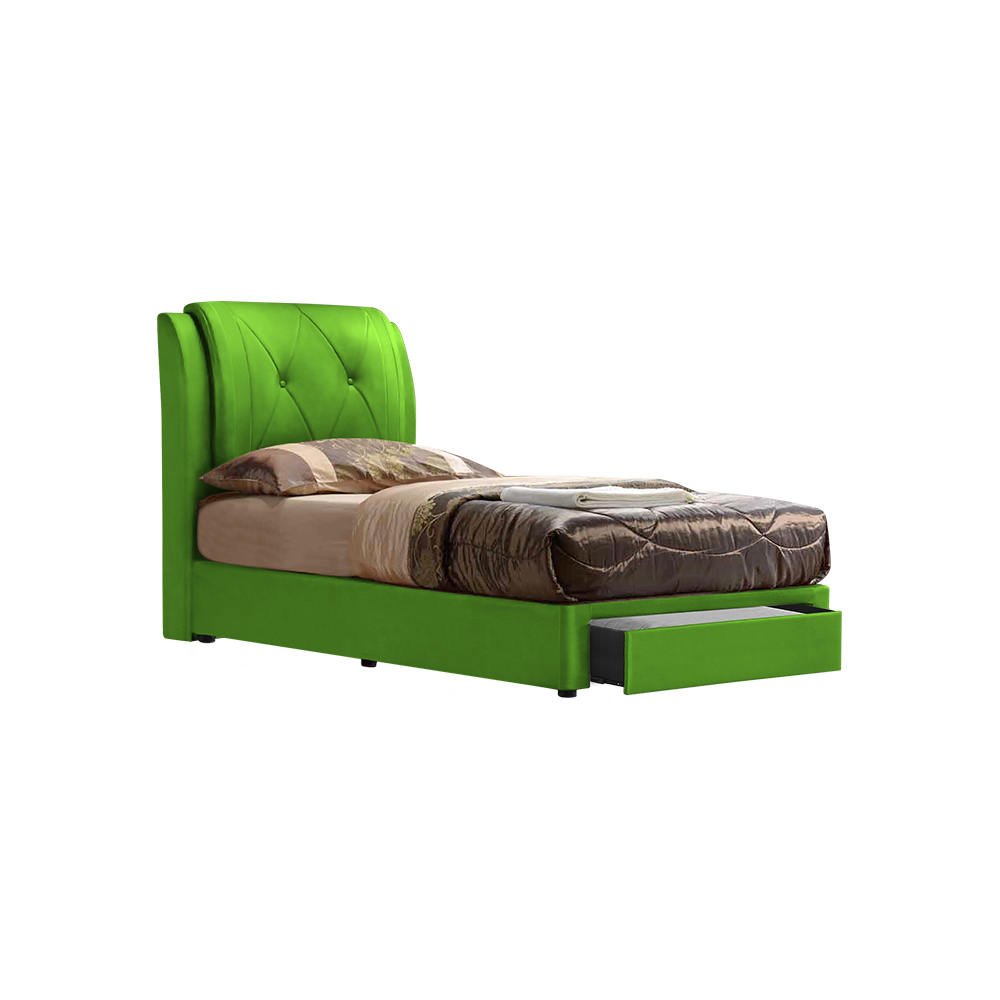 SPENCER - Mix & Match Divan Bed Frame (with drawer) - Single / Super Single / Queen / King