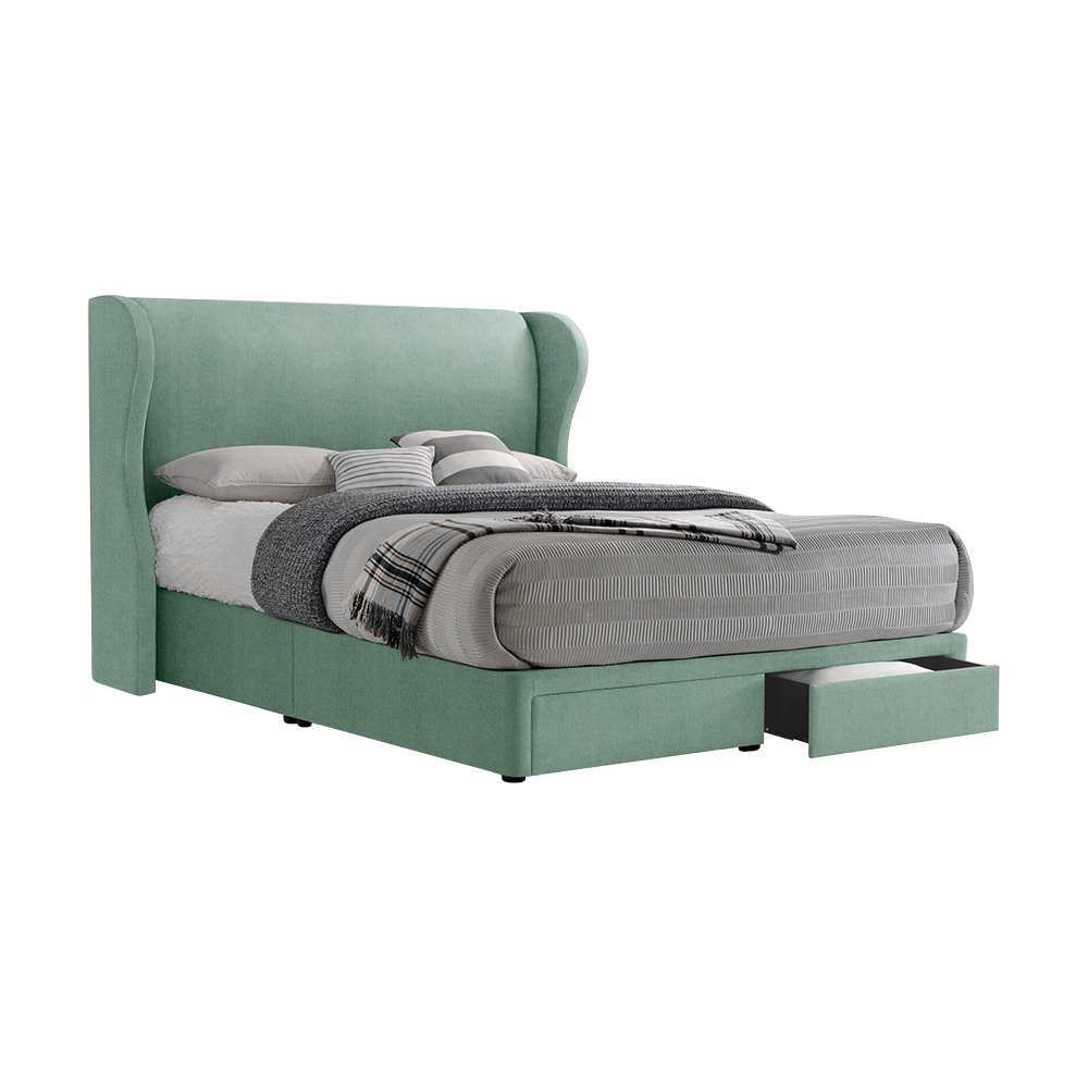 VALENCE - Mix & Match Divan Bed Frame (with drawer) - Single / Super Single / Queen / King