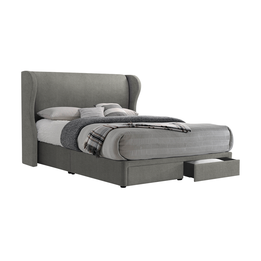 VALENCE - Mix & Match Divan Bed Frame (with drawer) - Single / Super Single / Queen / King
