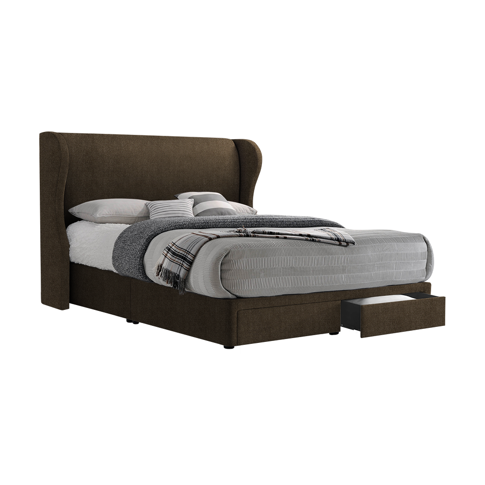 VALENCE - Mix & Match Divan Bed Frame (with drawer) - Single / Super Single / Queen / King