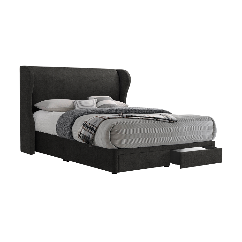 VALENCE - Mix & Match Divan Bed Frame (with drawer) - Single / Super Single / Queen / King