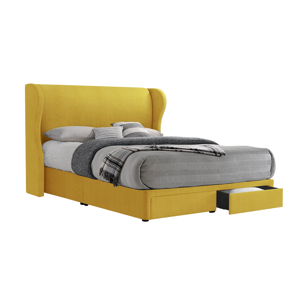 VALENCE - Mix & Match Divan Bed Frame (with drawer) - Single / Super Single / Queen / King