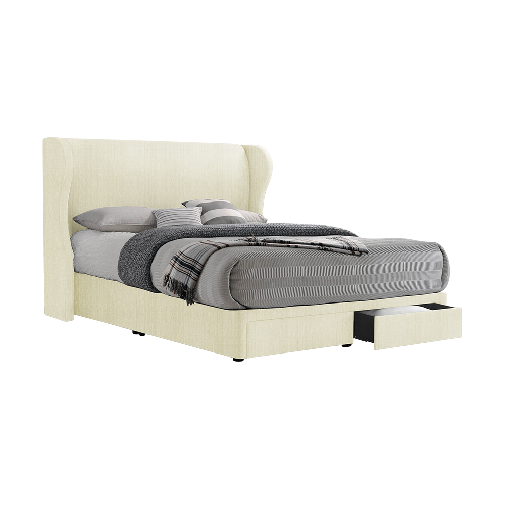 VALENCE - Mix & Match Divan Bed Frame (with drawer) - Single / Super Single / Queen / King